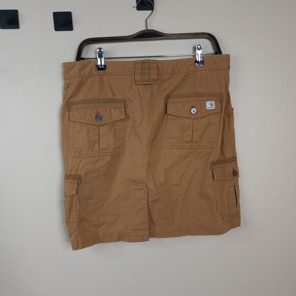 Carhartt Mini Cargo Skirt in Tan Size 12 - Picture 5 of 8